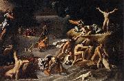 Agostino Carracci Flood oil painting on canvas
